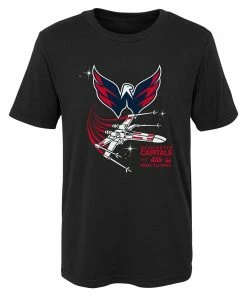 Preschool Black Washington Capitals Star Wars Rebel Alliance T-Shirt