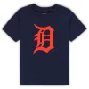 Toddler Navy Detroit Tigers Team Crew Primary Logo T-Shirt