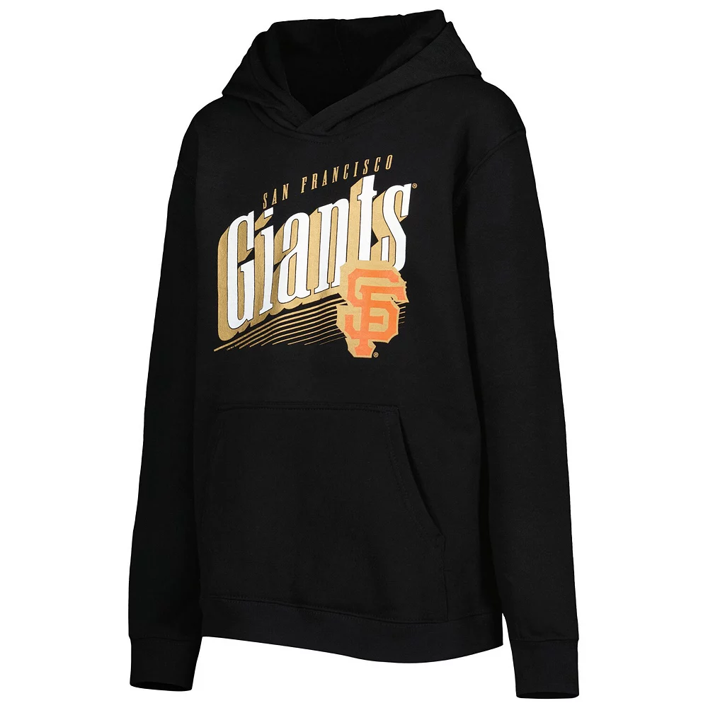 Youth Black San Francisco Giants Winning Streak Pullover Hoodie 3 Youth Black San Francisco Giants Winning Streak Pullover Hoodie - Image 3