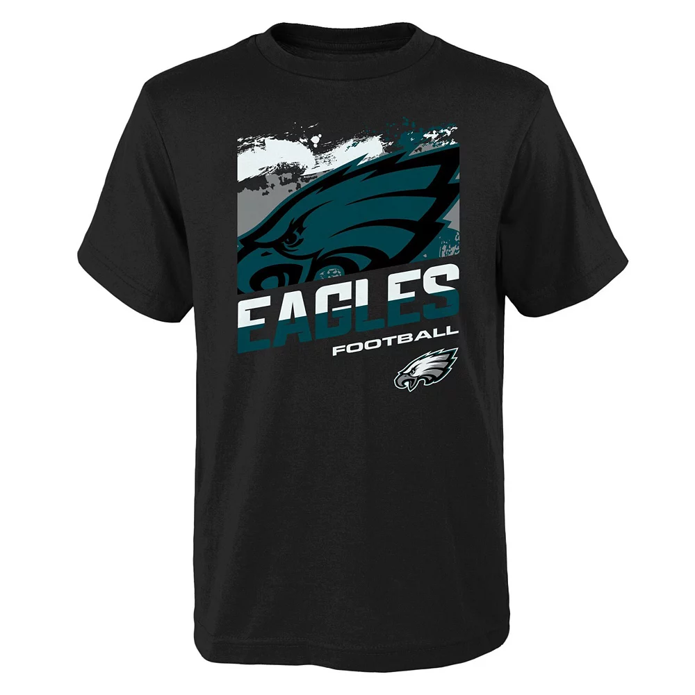 Youth Philadelphia Eagles Black Rowdy T-Shirt 1 Youth Philadelphia Eagles Black Rowdy T-Shirt