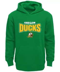 Preschool Green Oregon Ducks Draft Pick Pullover Hoodie
