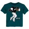 Toddler Midnight Green Philadelphia Eagles Stiff Arm T-Shirt