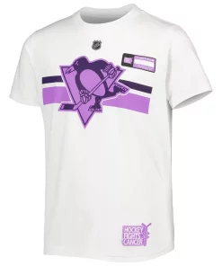 Youth White Pittsburgh Penguins 2022 NHL Hockey Fights Cancer T-Shirt 5 Youth White Pittsburgh Penguins 2022 NHL Hockey Fights Cancer T-Shirt -MLB Shop 6210504 ALT2
