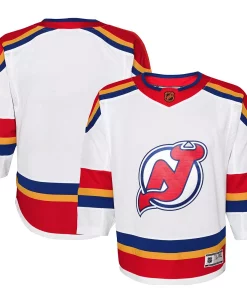 Youth White New Jersey Devils Special Edition 2.0 Premier Blank Jersey
