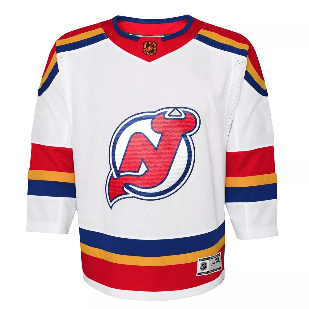 Youth White New Jersey Devils Special Edition 2.0 Premier Blank Jersey 3 Youth White New Jersey Devils Special Edition 2.0 Premier Blank Jersey - Image 3