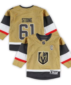 Toddler Mark Stone Gold Vegas Golden Knights Captain Patch Home Premier Player Jersey -MLB Shop 6218935 ALT