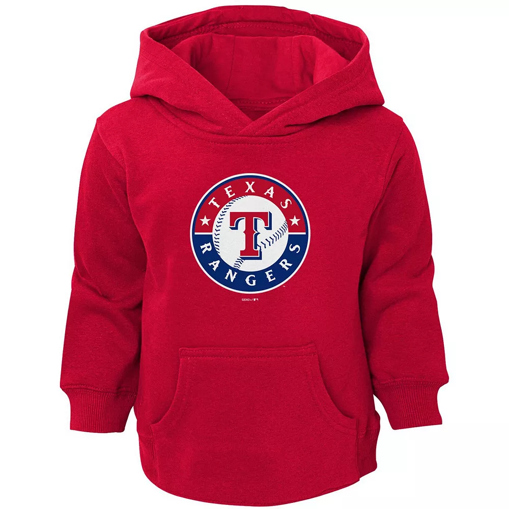 Toddler Red Texas Rangers Primary Logo Pullover Hoodie 1 Toddler Red Texas Rangers Primary Logo Pullover Hoodie