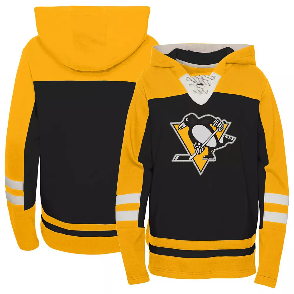 Preschool Black Pittsburgh Penguins Ageless Revisited Lace-Up V-Neck Pullover Hoodie 2 Preschool Black Pittsburgh Penguins Ageless Revisited Lace-Up V-Neck Pullover Hoodie - Image 2