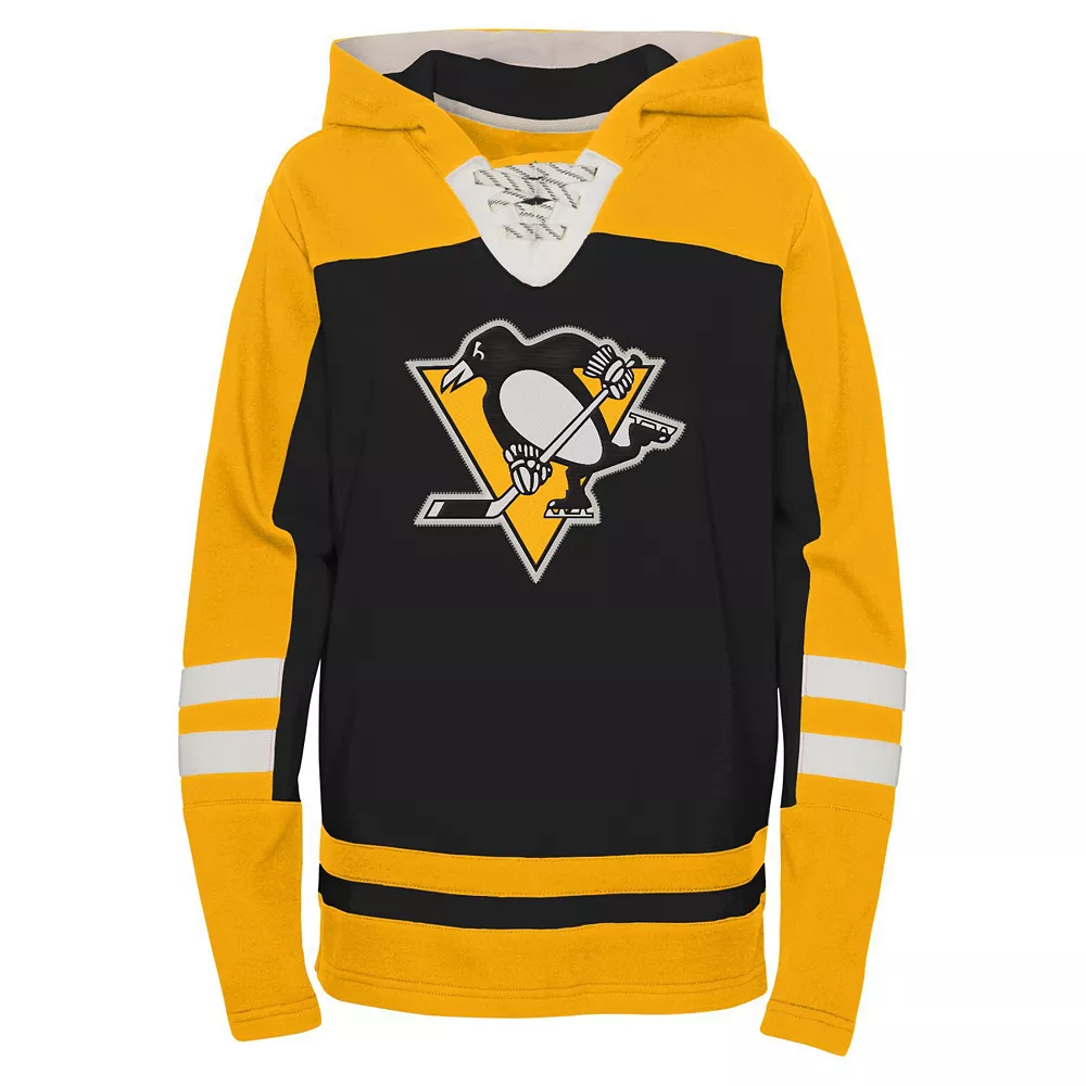 Preschool Black Pittsburgh Penguins Ageless Revisited Lace-Up V-Neck Pullover Hoodie 3 Preschool Black Pittsburgh Penguins Ageless Revisited Lace-Up V-Neck Pullover Hoodie - Image 3