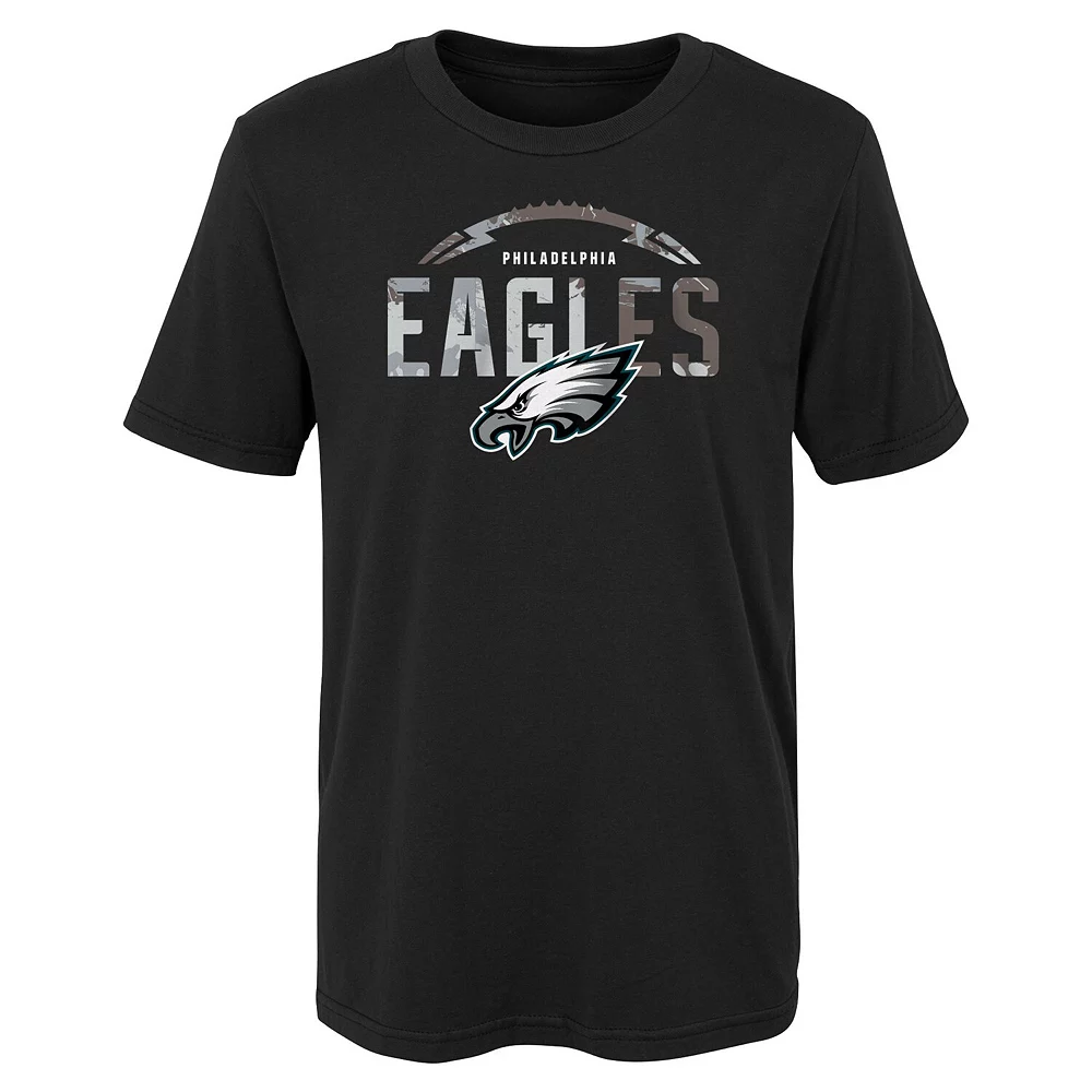 Preschool Black Philadelphia Eagles Blitz Ball T-Shirt 2 Preschool Black Philadelphia Eagles Blitz Ball T-Shirt - Image 2